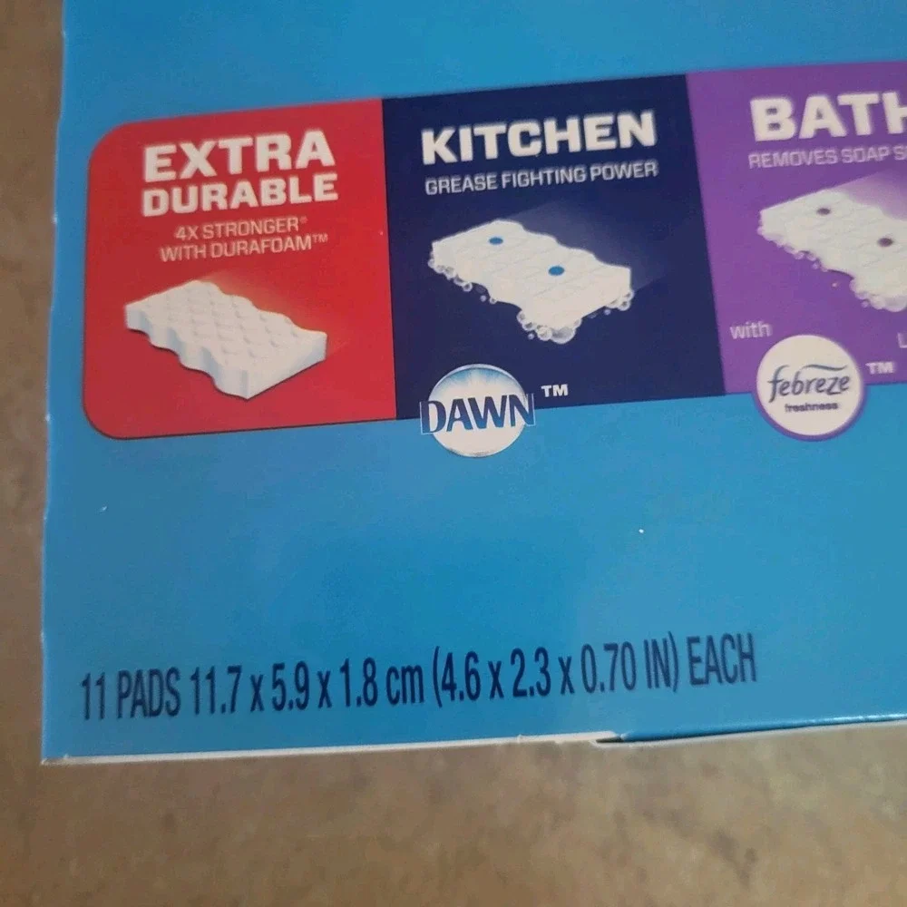Mr. Clean Magic Eraser Extra Durable for Kitchen Bath Magic‎ Eraser 11 Count
